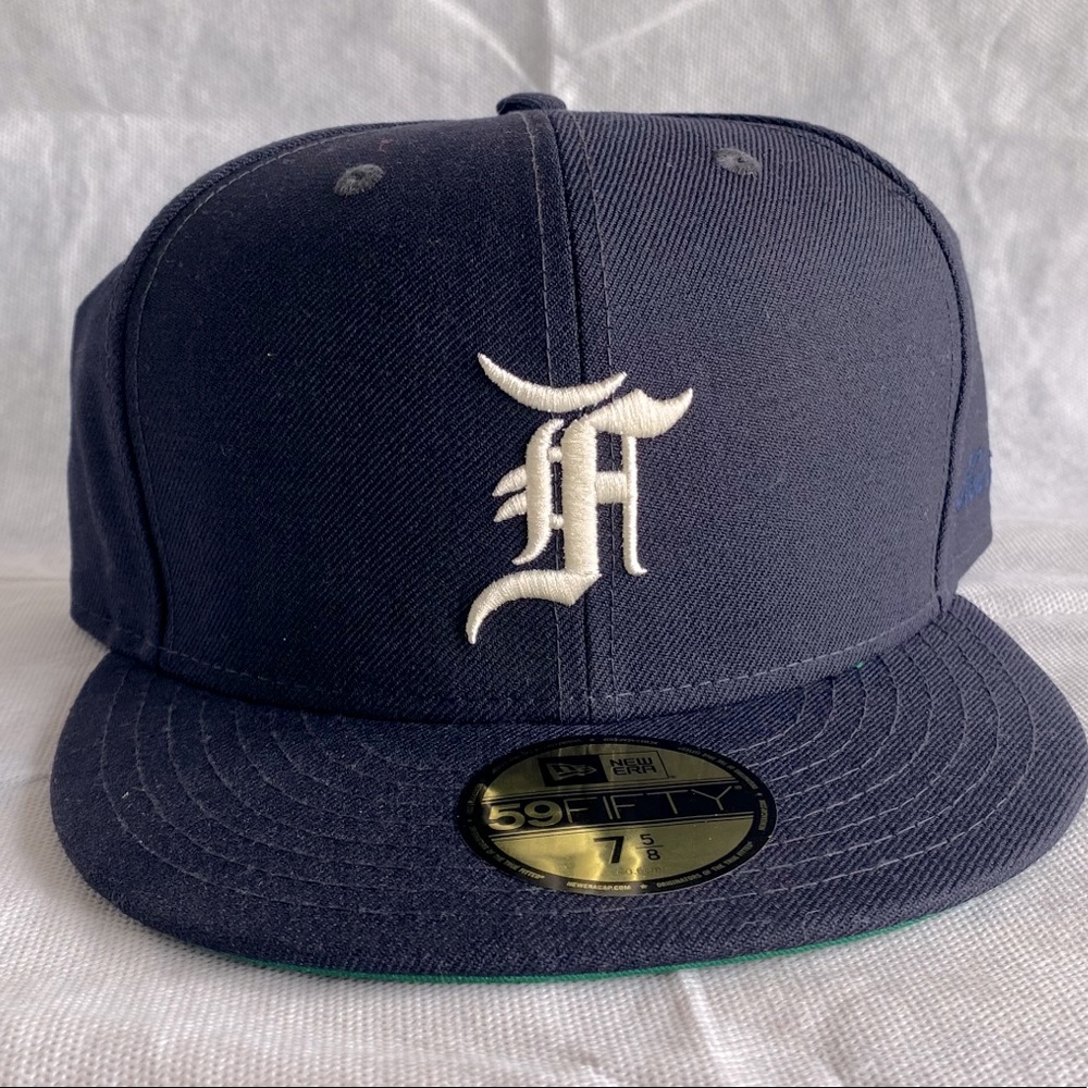 Fear of God X New Era 59fifty 100% WOOL 7 5/8 Navy